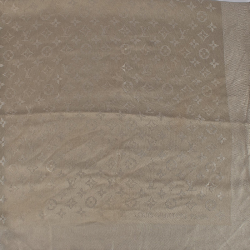 shop 100% authentic second hand Louis Vuitton Taupe Monogram Classic Shawl on Labellov.com