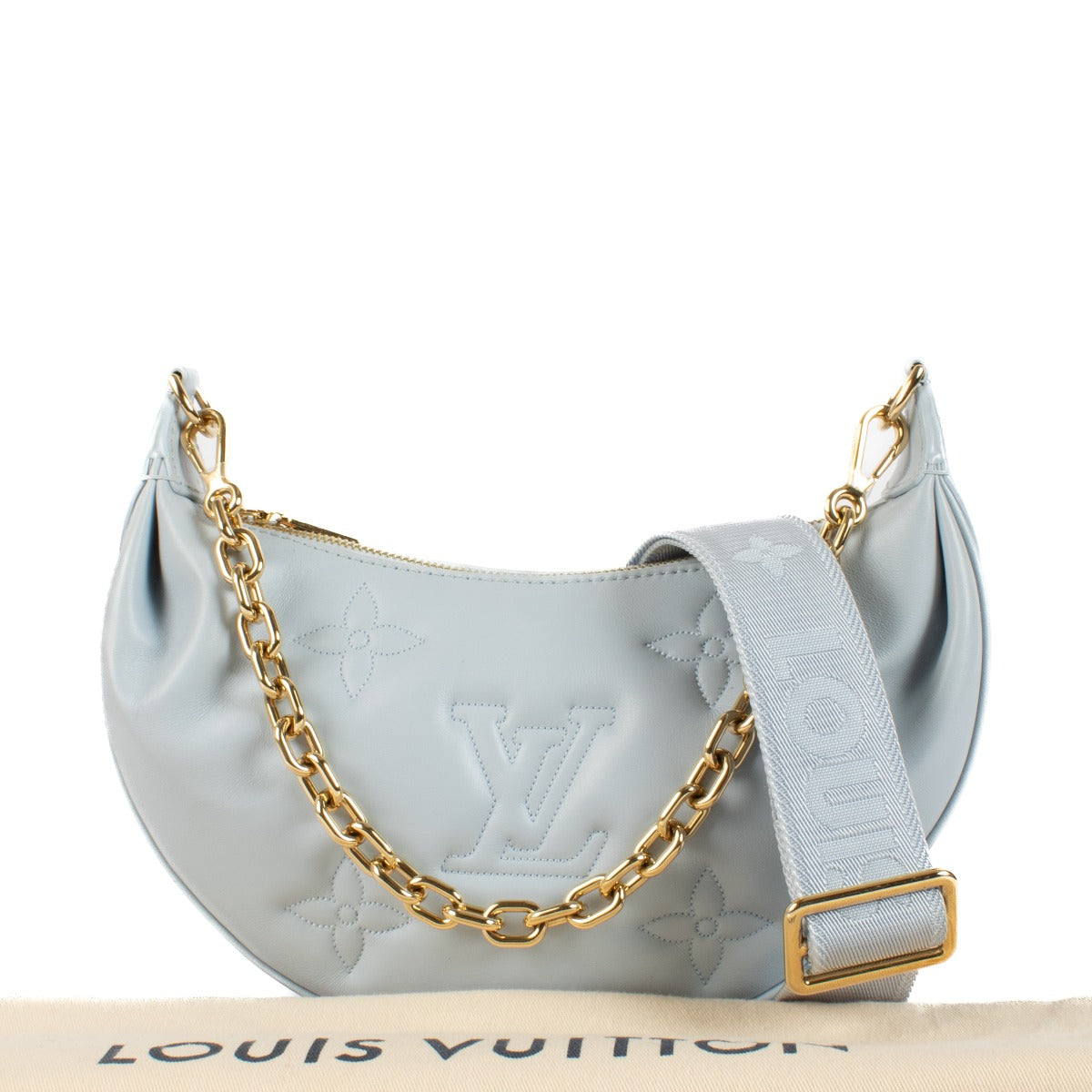 Louis Vuitton Glacier Blue Bubblegram Over The Moon Bag