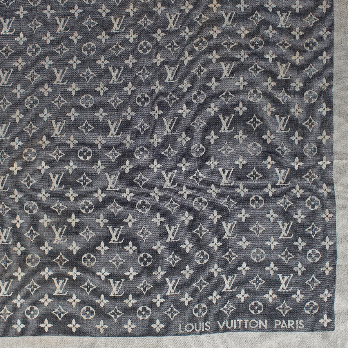 shop 100% authentic second hand Louis Vuitton Denim Monogram Classic Shawl on Labellov.com