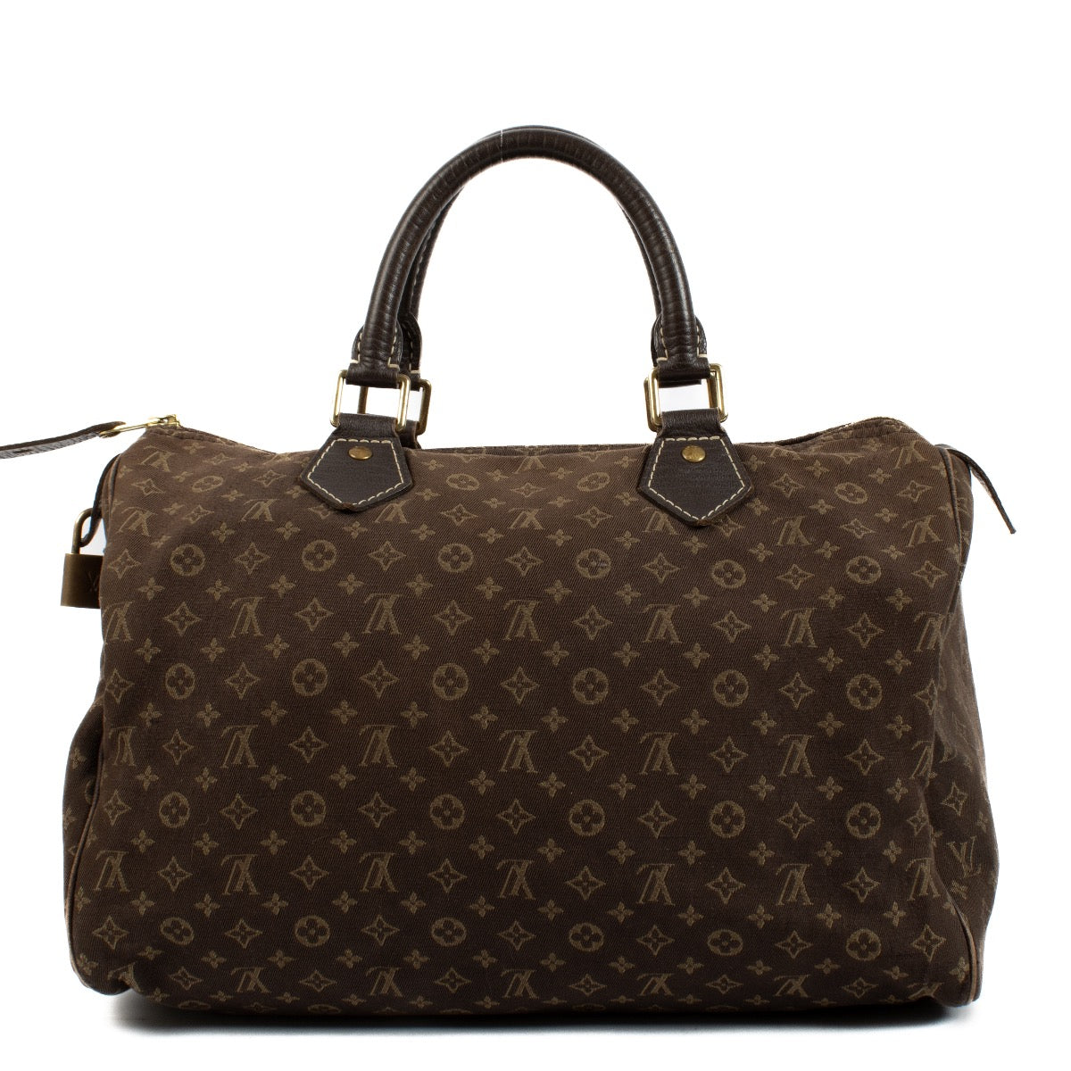 Authentic second hand Louis Vuitton Monogram Mini Lin Speedy 30 on Labellov.com