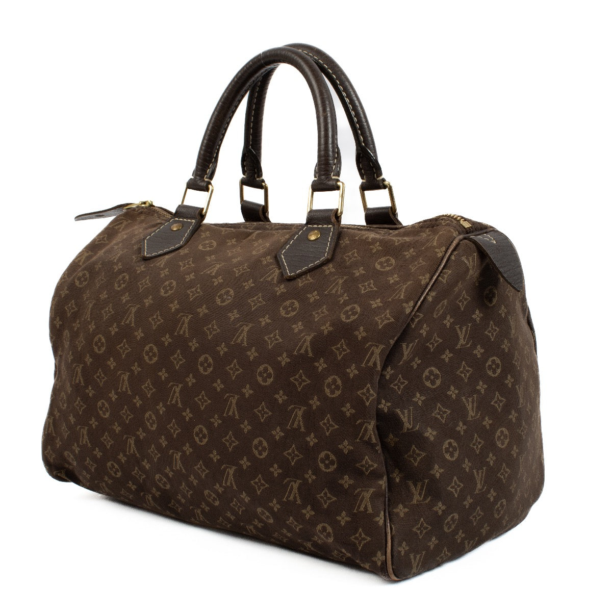 Authentic second hand Louis Vuitton Monogram Mini Lin Speedy 30 on Labellov.com