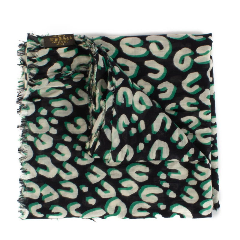 shop 100% authentic second hand Louis Vuitton Stephen Sprouse Leopard Print Scarf on Labellov.com