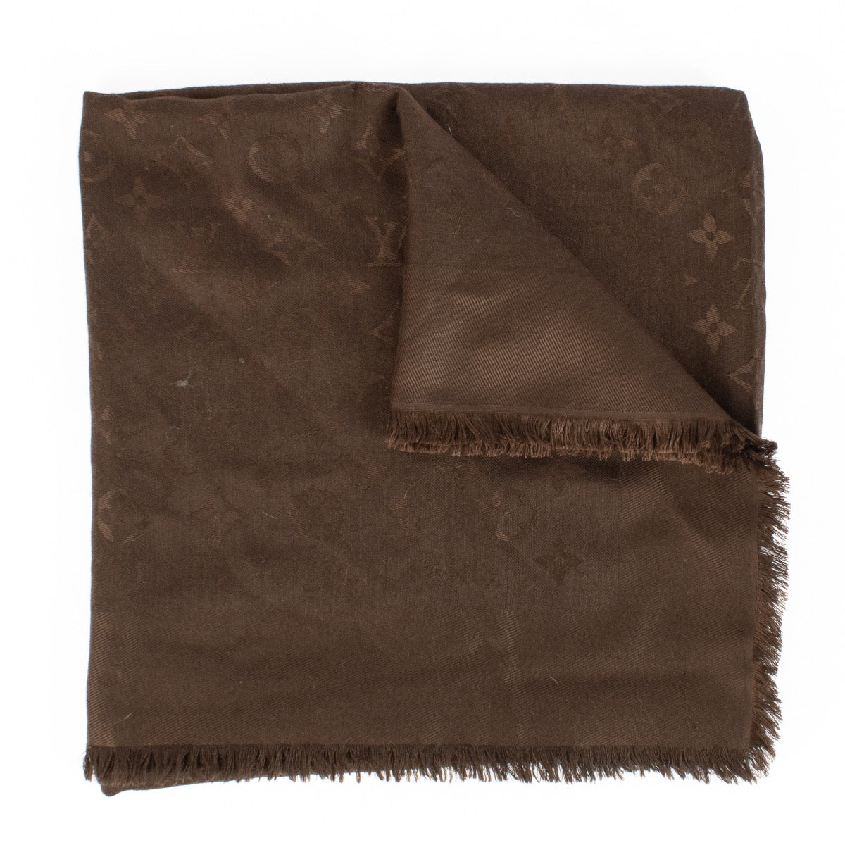 shop 100% authentic second hand Louis Vuitton Brown Monogram Classic Shawl on Labellov.com