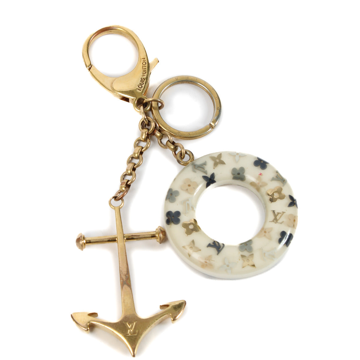Louis Vuitton Gold Marina Float Key Charm