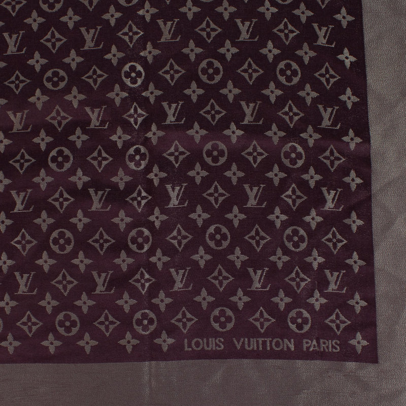 shop 100% authentic second hand Louis Vuitton Purple Monogram Shine Shawl on Labellov.com