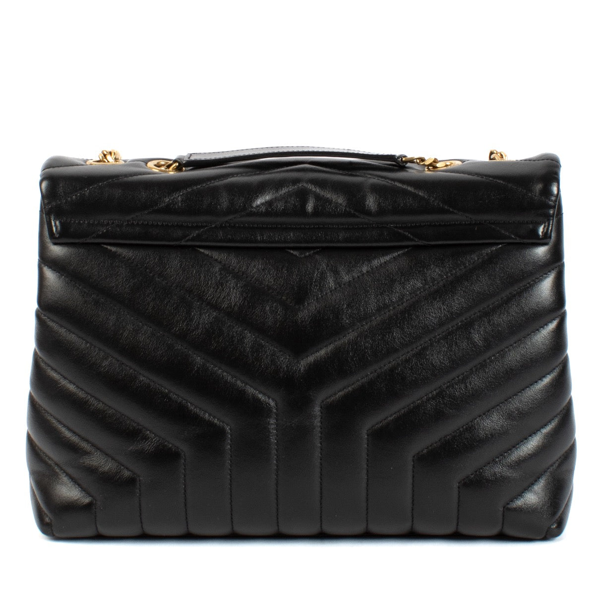 shop 100% authentic second hand Saint Laurent Black Loulou Medium Crossbody Bag on Labellov.com