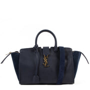 Saint Laurent Small Blue Downtown Cabas available for the best price at labellov secondhand luxury