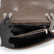 Second hand designer fashion Saint Laurent Green Loulou Large Shoulder Bag at Labellov