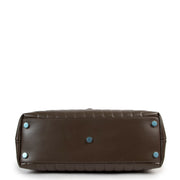 Second hand designer fashion Saint Laurent Green Loulou Large Shoulder Bag at Labellov