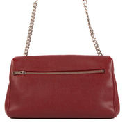 Saint Laurent Burgundy Leather West Hollywood Chain Bag