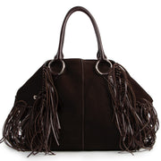 Achetez en ligne en toute sécurité ce Tod's sac à bandoulière en daim brun.