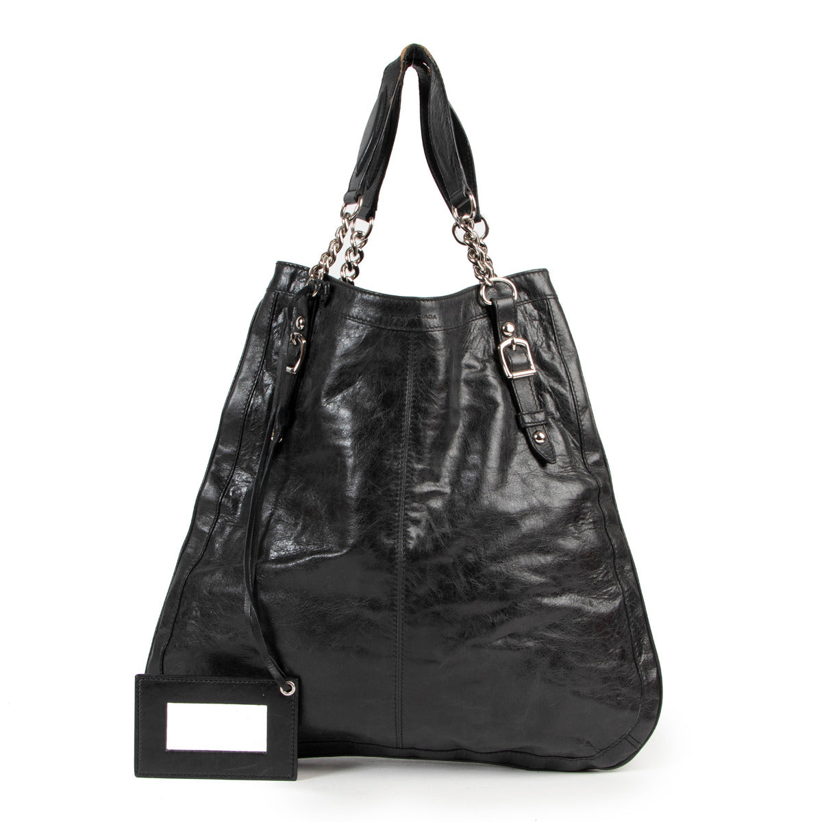Balenciaga Black Chain Link Shoulder Bag