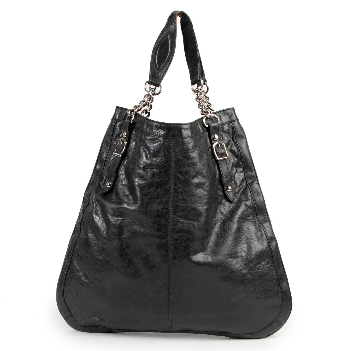 Balenciaga Black Chain Link Shoulder Bag