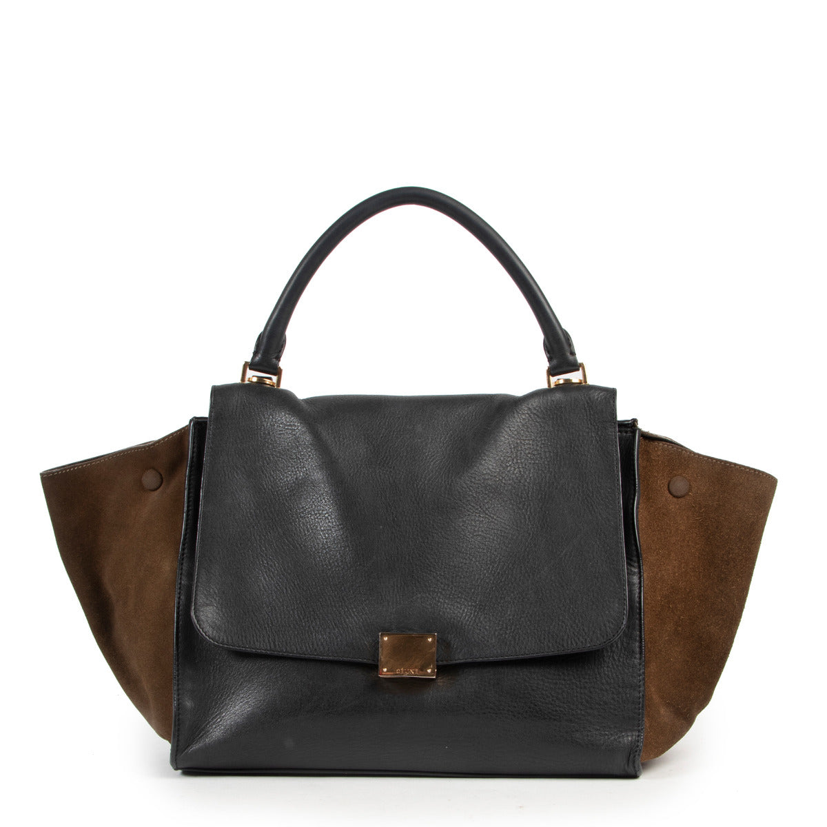 Céline Bi-color Trapeze Top Handle