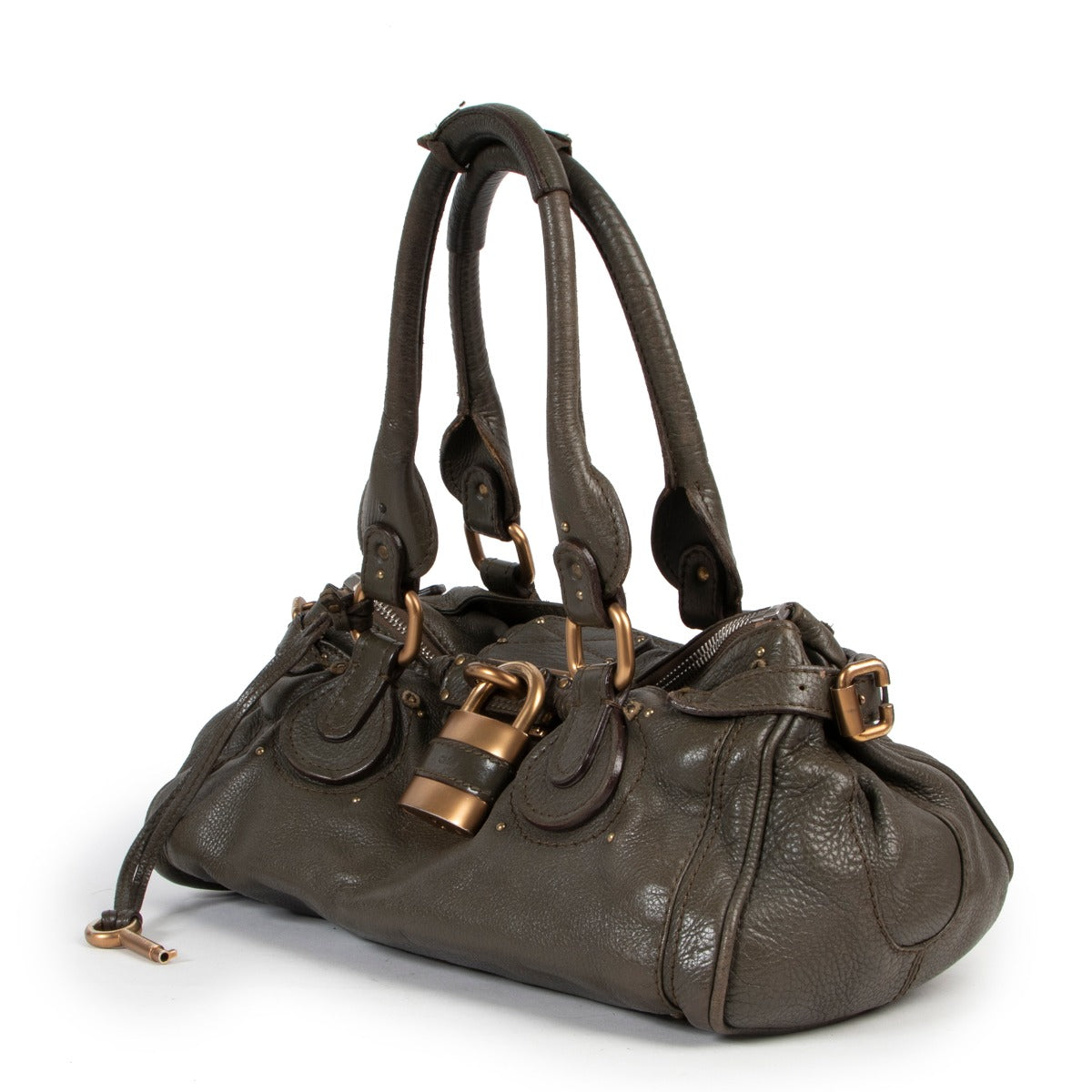 Cool vintage Chloe bag with zipped pockets on Labellov
