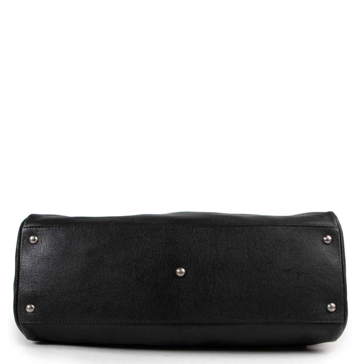 Shop safe online authentic second hand Fendi Black Leather Large Peekaboo in very good preloved condition and at the right price at Labellov.com.