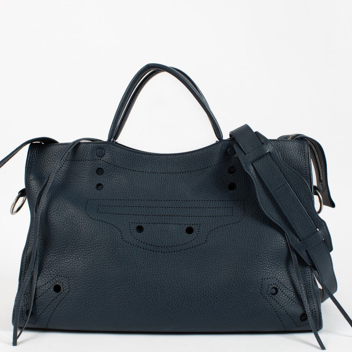 shop 100% authentic second hand Balenciaga Blue City Blackout Bag on Labellov.com