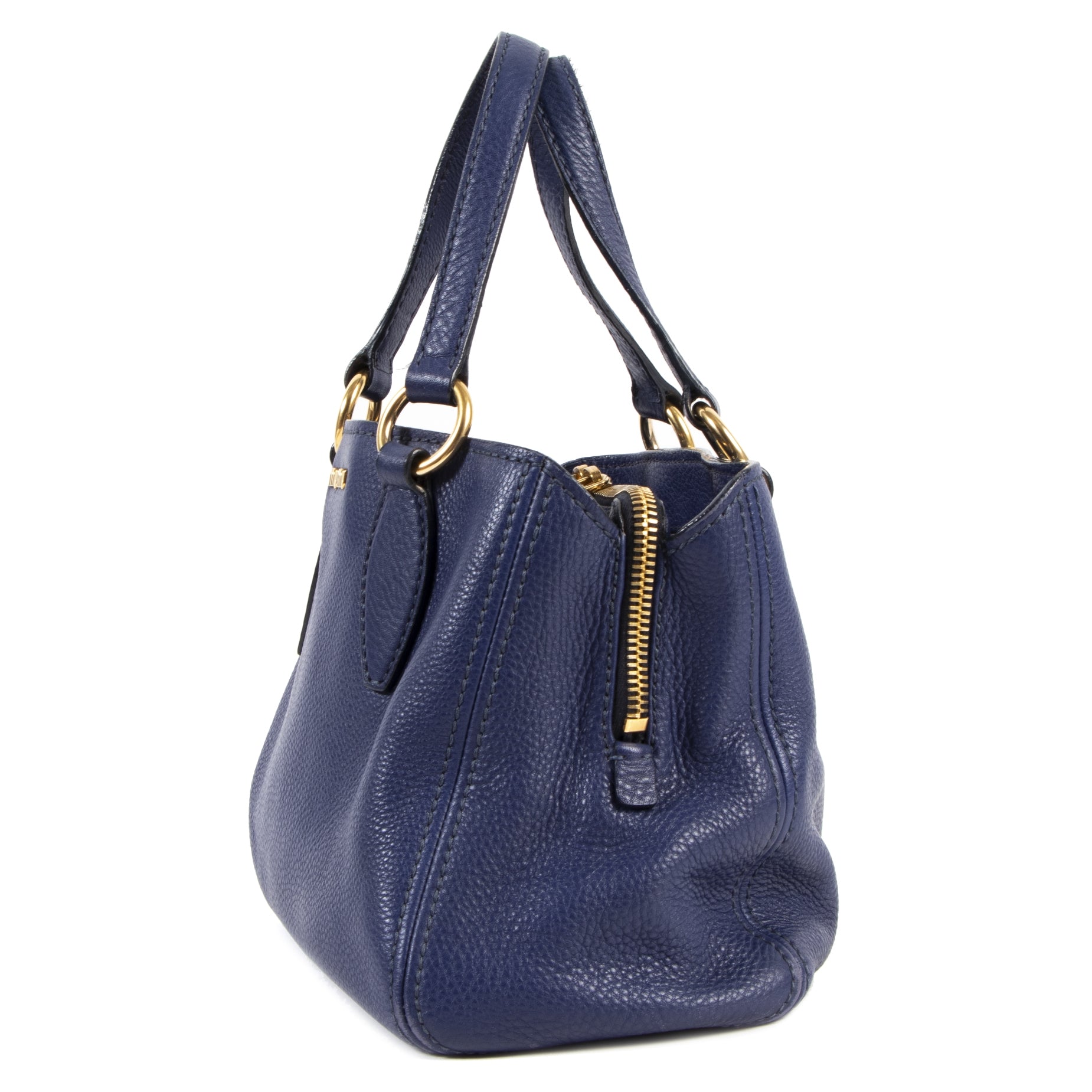 Miu Miu Cobalt Blue Covertible Shoulder Bag for the best price at Labellov secondhand luxury