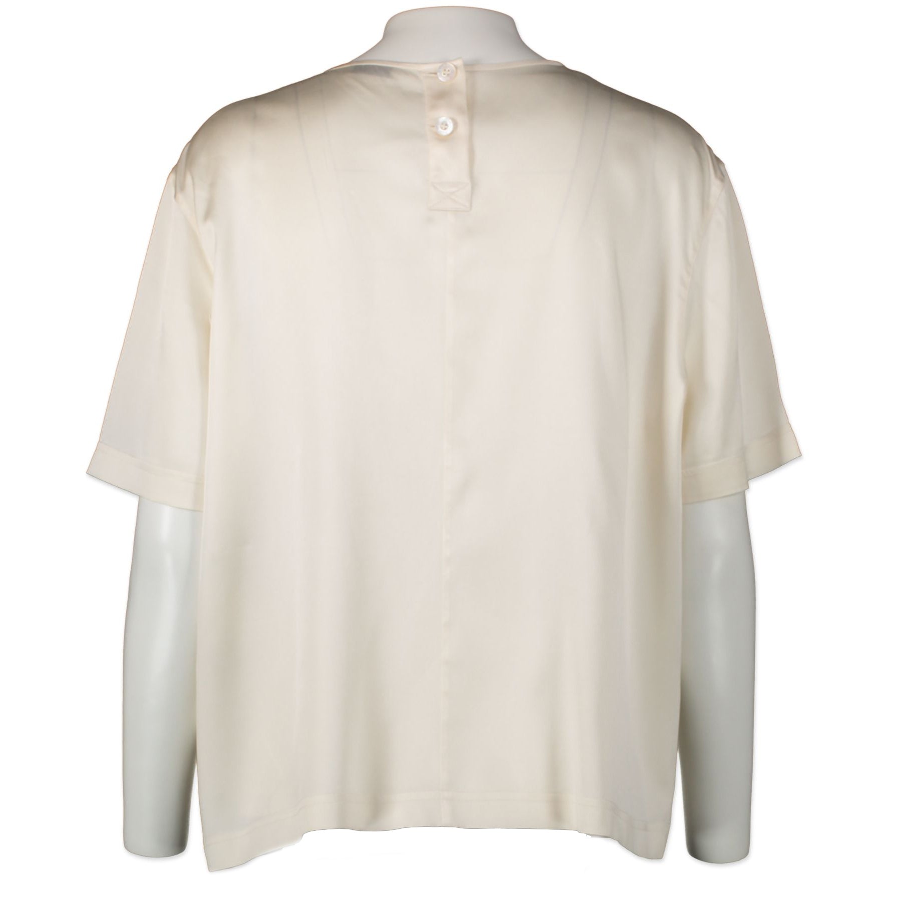 Chanel Cream Silk Shirt - size 36 - buy and sell your favourite designer items online