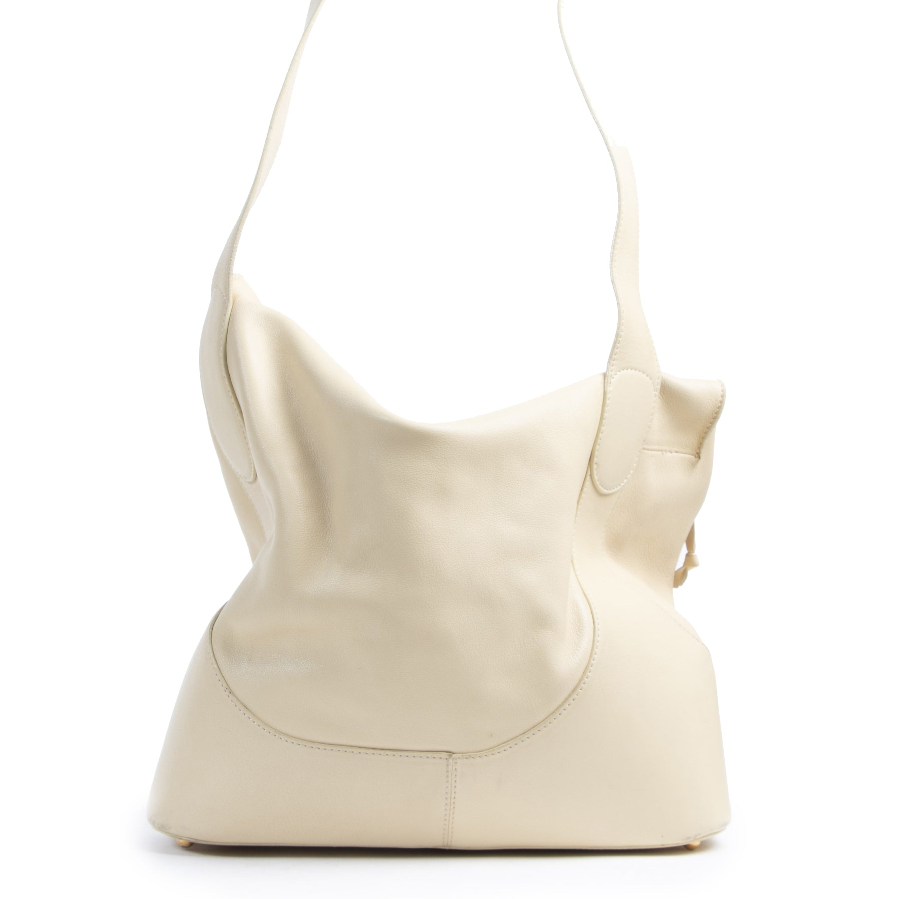 Authentic secondhand Loewe Cream Shoulder Bag designer bags designer brands fashion luxury vintage webshop safe secure online shopping