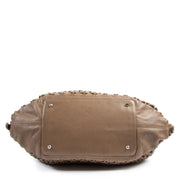 Authentic secondhand Salvatore Ferragamo Braided Brown Bag designer bags fashion webshop fashion luxury vintage webshop