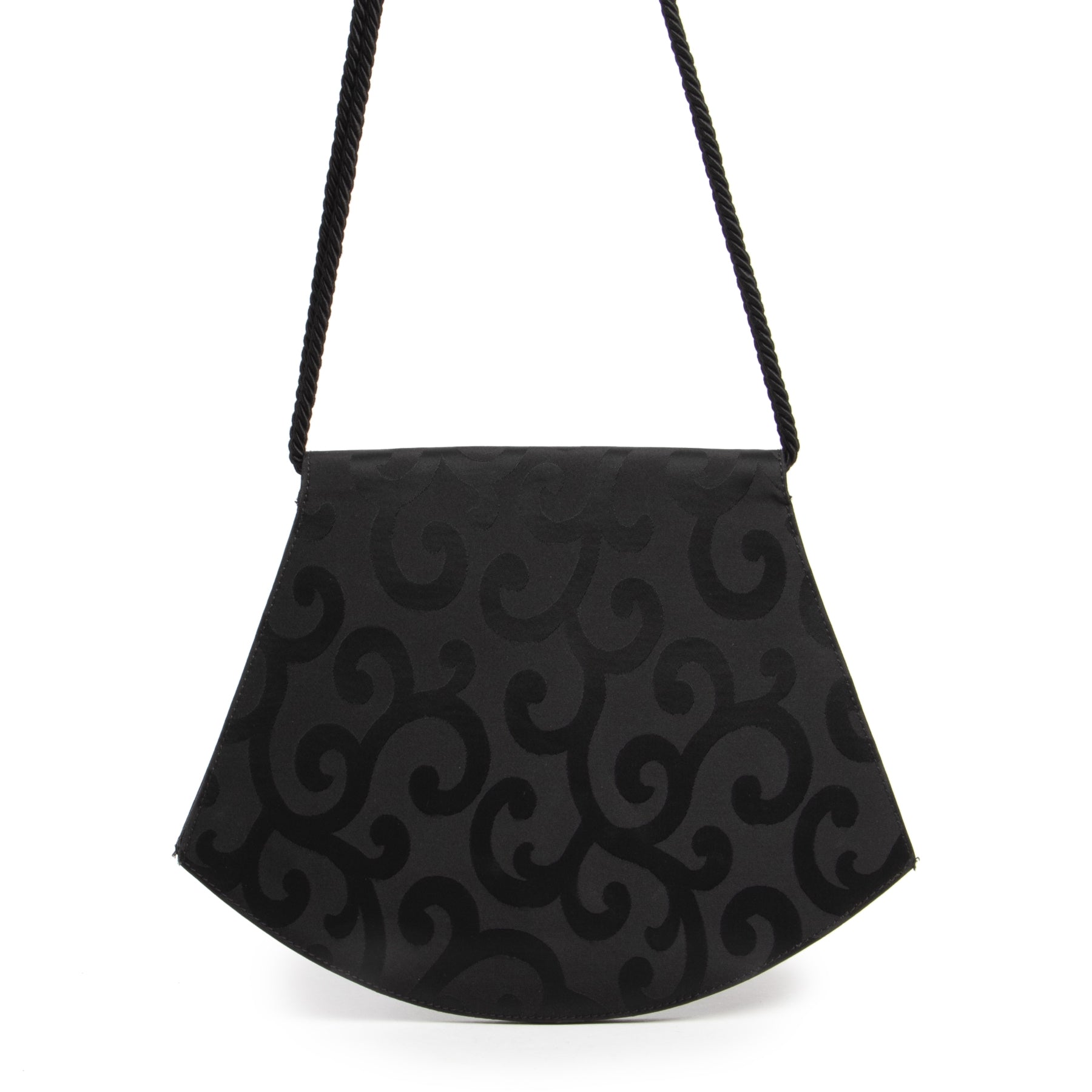 Authentic secondhand Saint Laurent Black Tassle Shoulder Bag designer bags designer brands fashion luxury vintage webshop safe secure online shopping