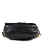 Authentic secondhand Prada Black Bow Detail Crossbody Bag designer bags fashion luxury vintage webshop safe secure online shopping