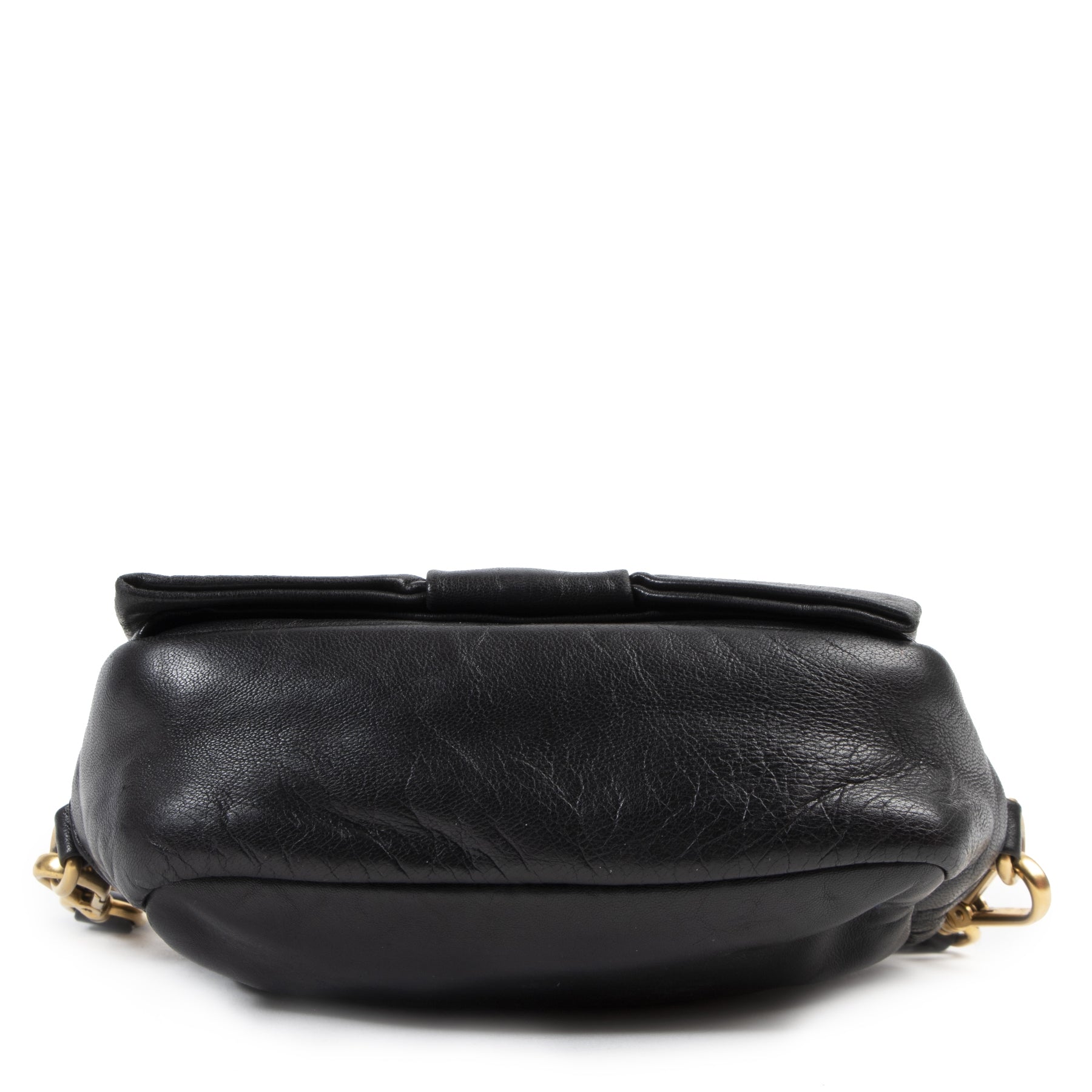 Authentic secondhand Prada Black Bow Detail Crossbody Bag designer bags fashion luxury vintage webshop safe secure online shopping
