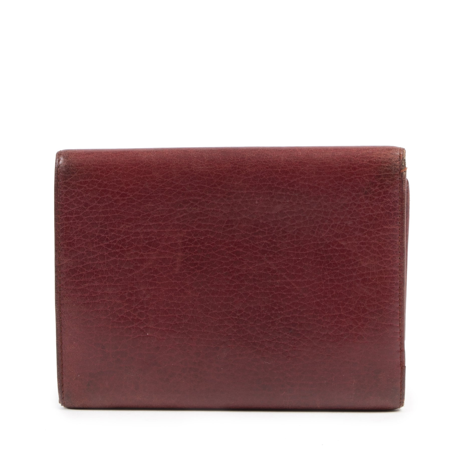 Cartier Burgundy Trifold Wallet