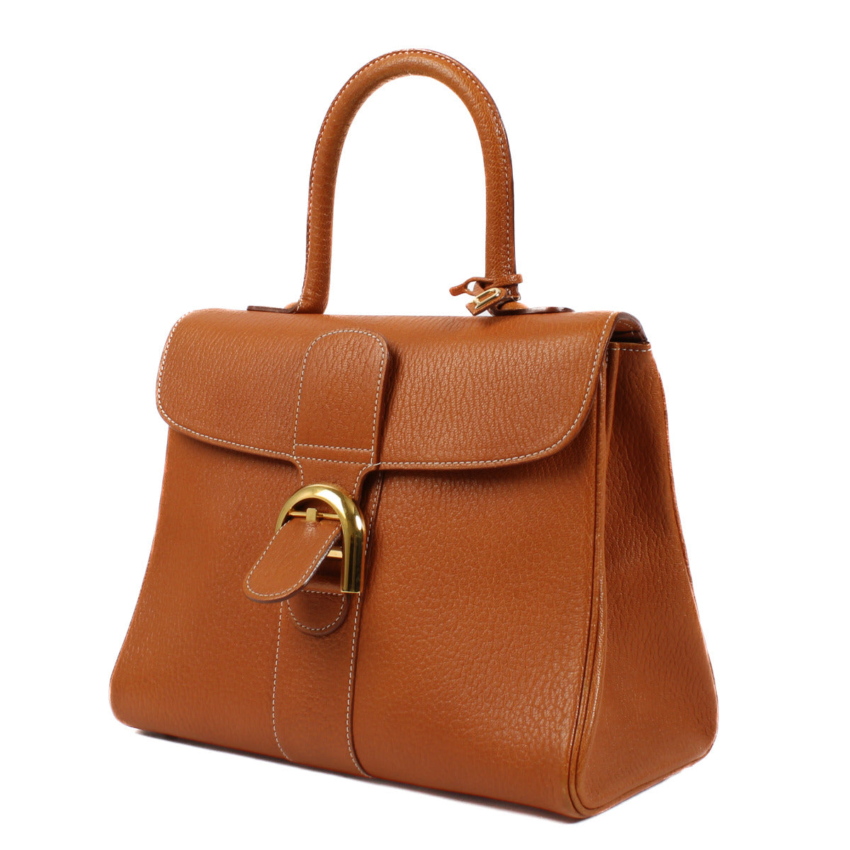 Delvaux Cognac Criket Brillant MM + Strap aan de beste prijs bij Labellov tweedehands luxe