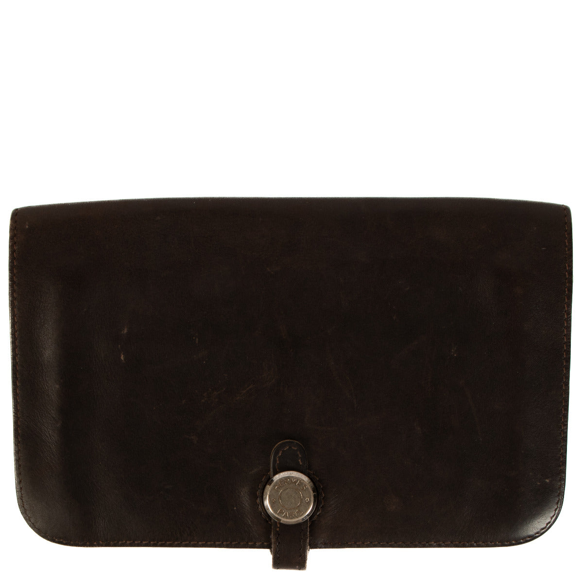 Hermès Brown Dogon Wallet for the best price at Labellov secondhand luxury