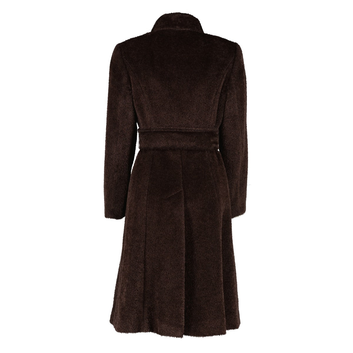 Max Mara Brown Alpaca Coat - Size FR 38