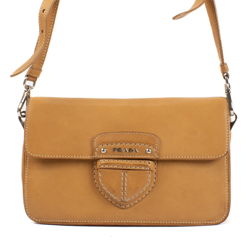 shop 100% authentic second hand Prada Beige City Calf Crossbody Bag on Labellov.com
