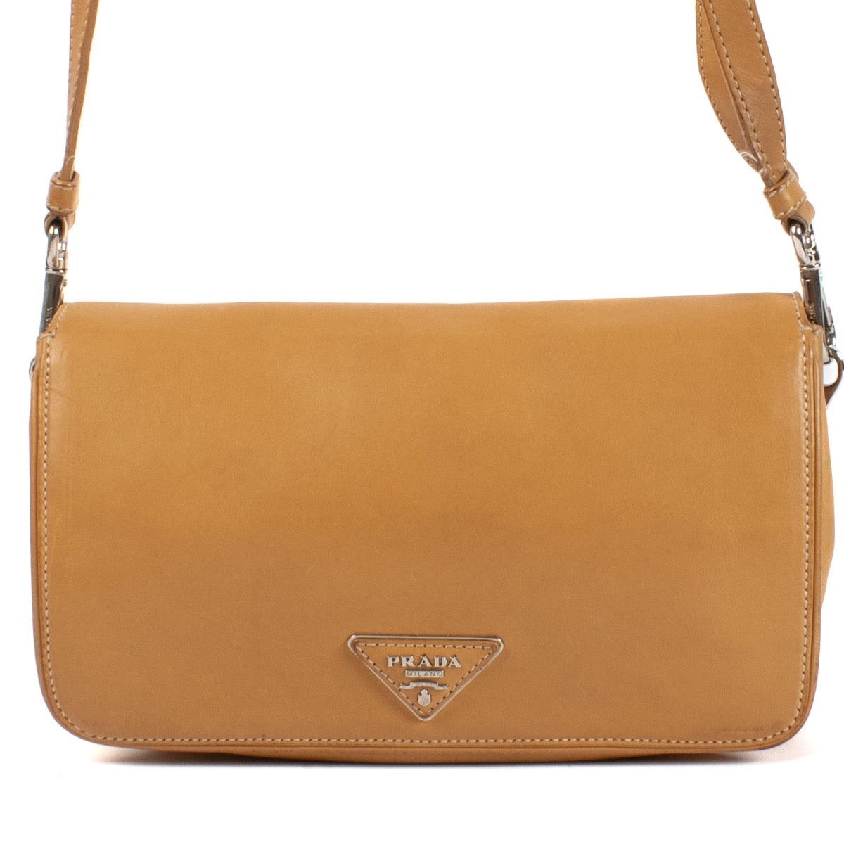 shop 100% authentic second hand Prada Beige City Calf Crossbody Bag on Labellov.com
