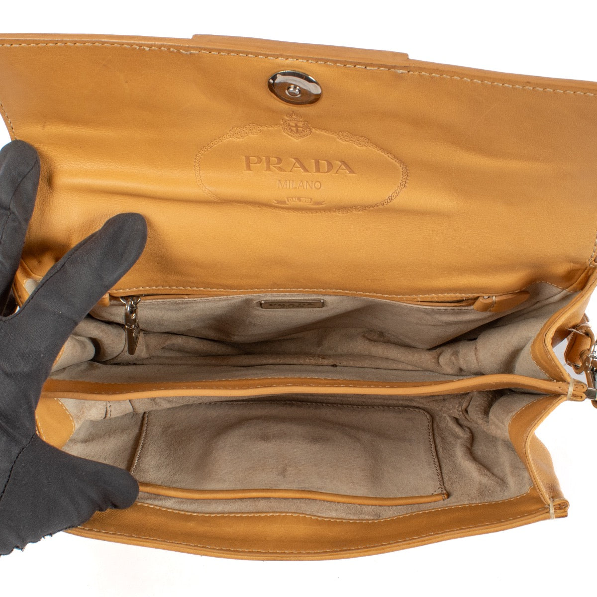 shop 100% authentic second hand Prada Beige City Calf Crossbody Bag on Labellov.com