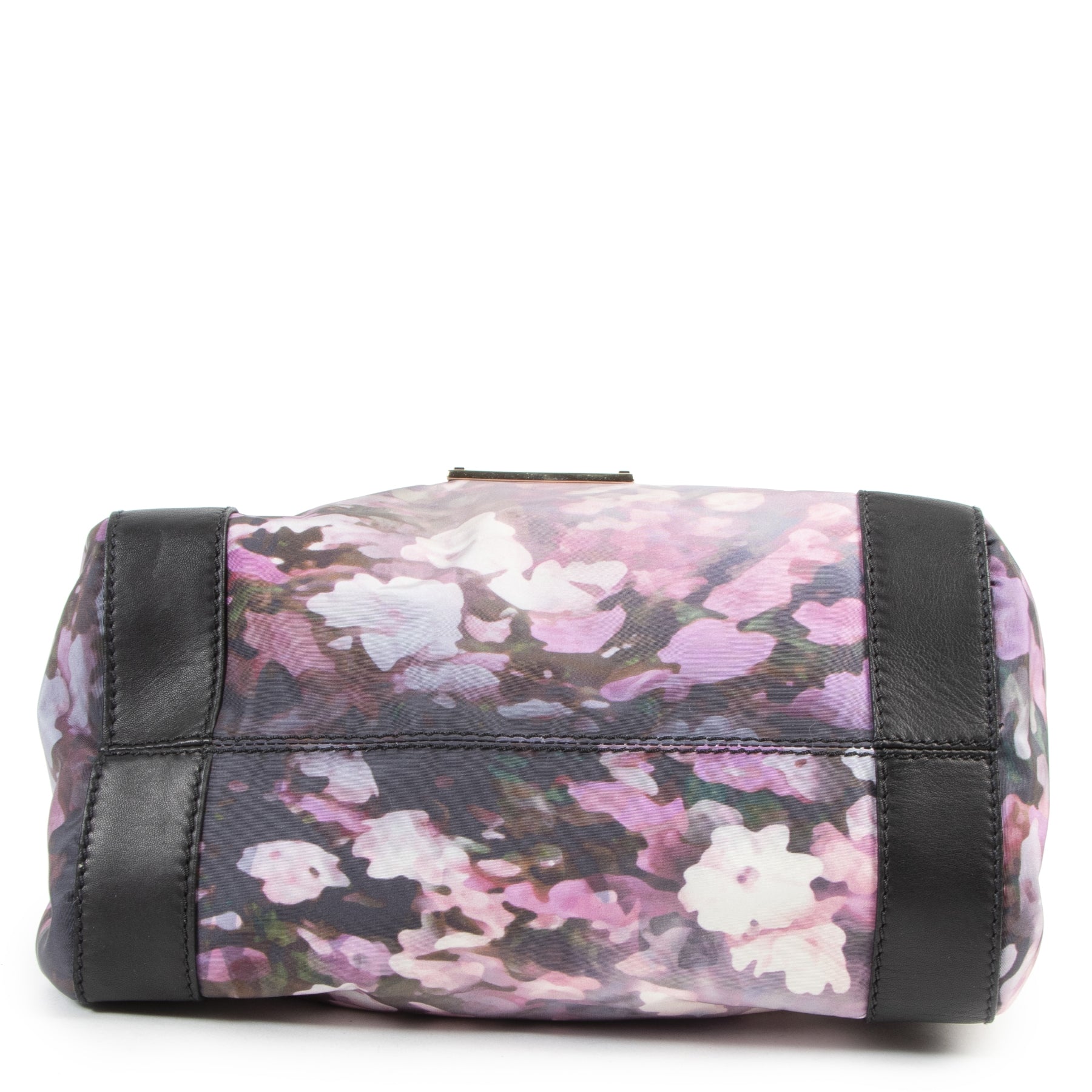 Valentino Floral Printed Tessuto Medium Nylon Tote