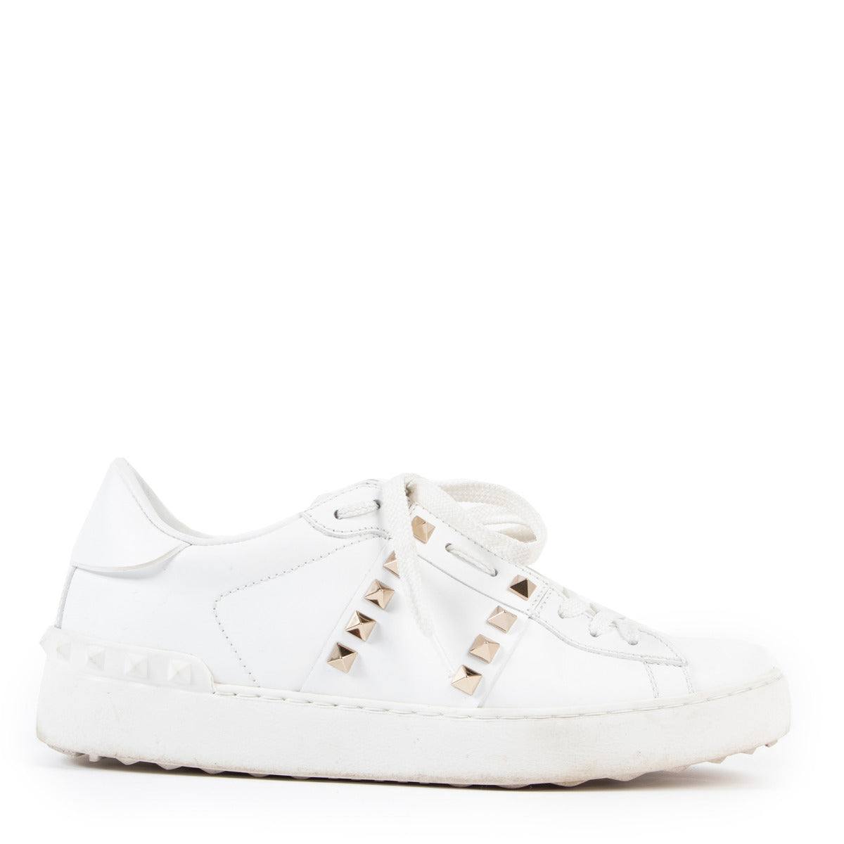 Valentino Garavani Witte Rockstud Untitled Sneakers - maat 37