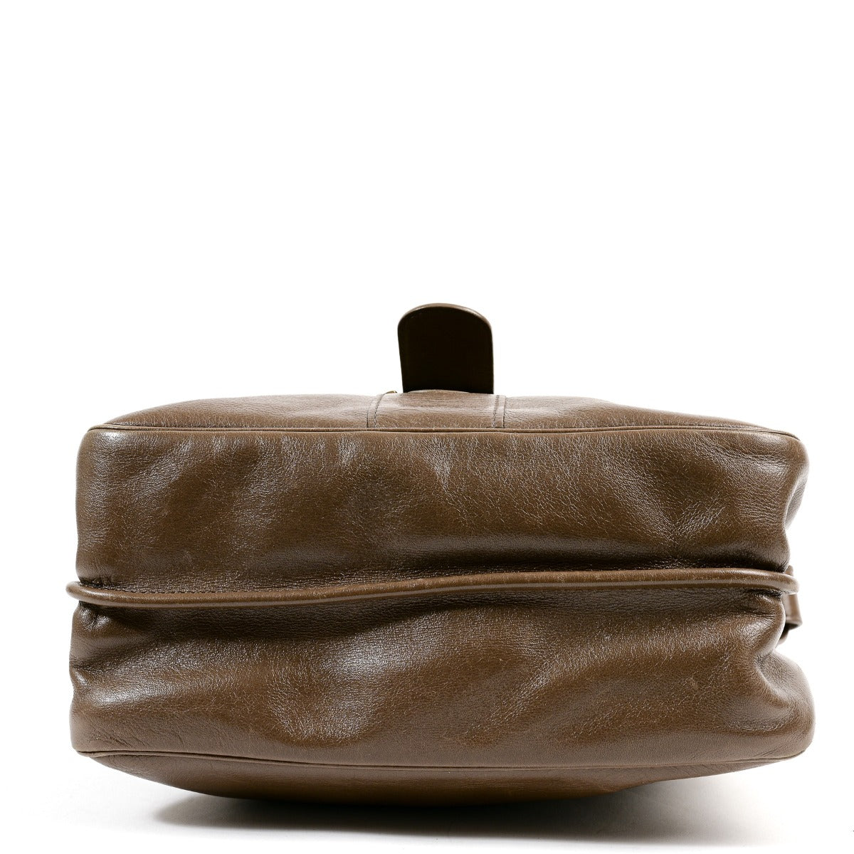 Delvaux Brillant Baudrier Brown Leather Crossbody Bag