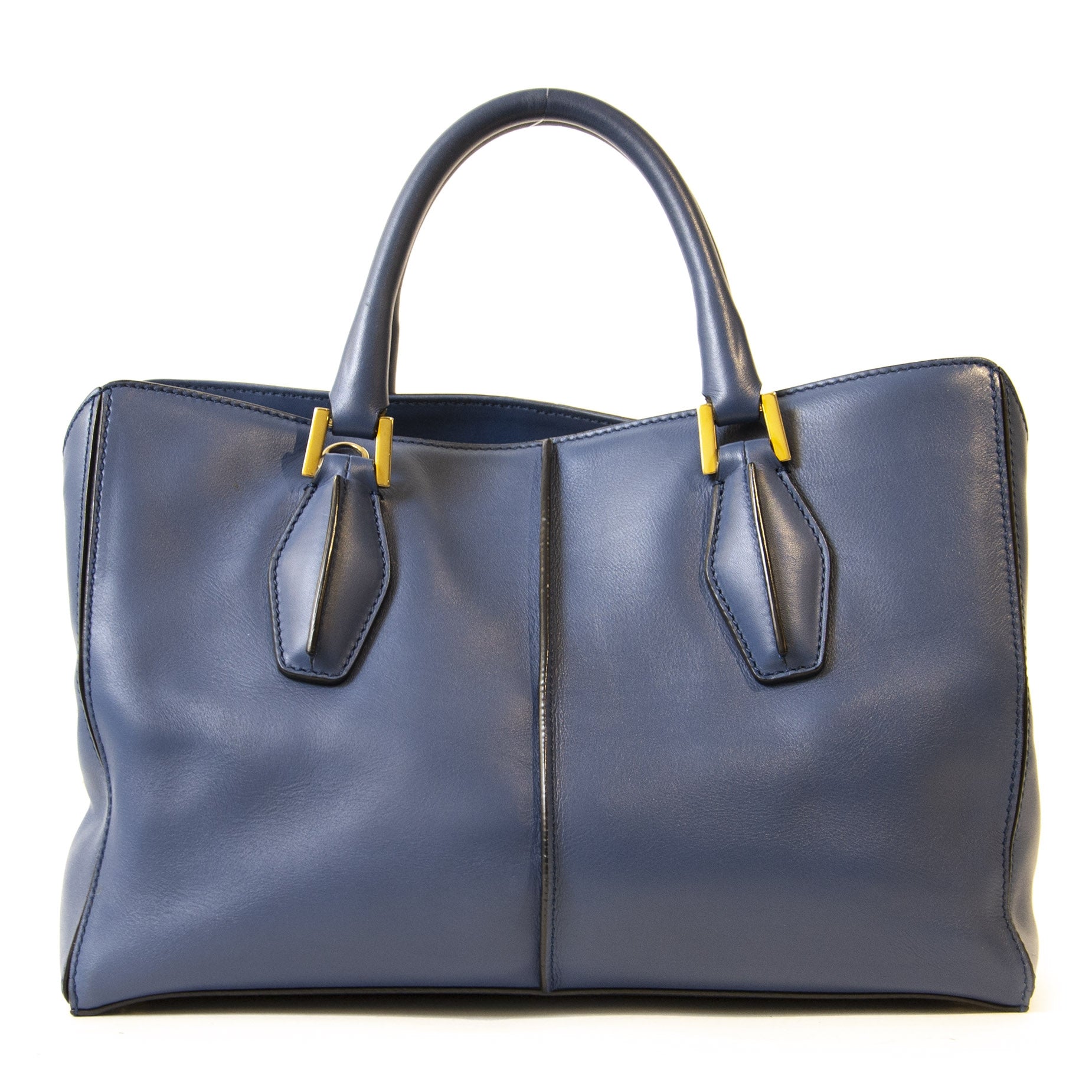 Tods Dark Blue D-Styling Medium Bag
