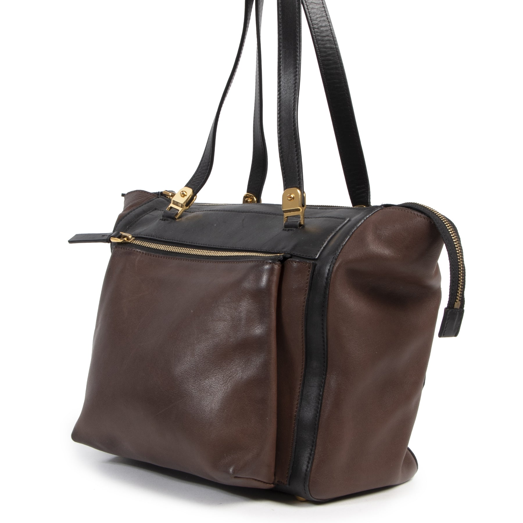 Marni Brown Leather Shoulder Bag kopen en verkopen aan de beste prijs bij Labellov