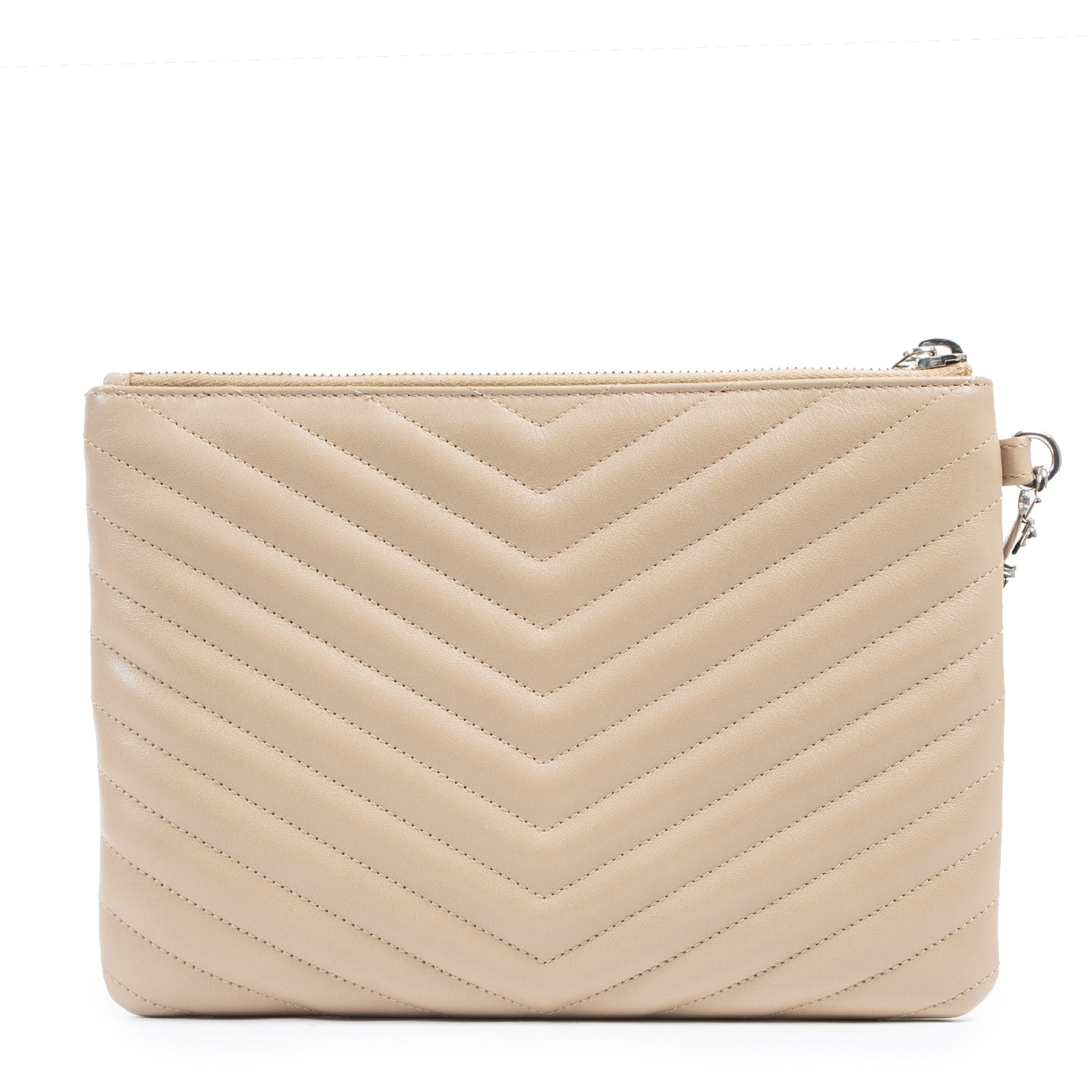 Saint Laurent Beige Jolie Clutch Bag
