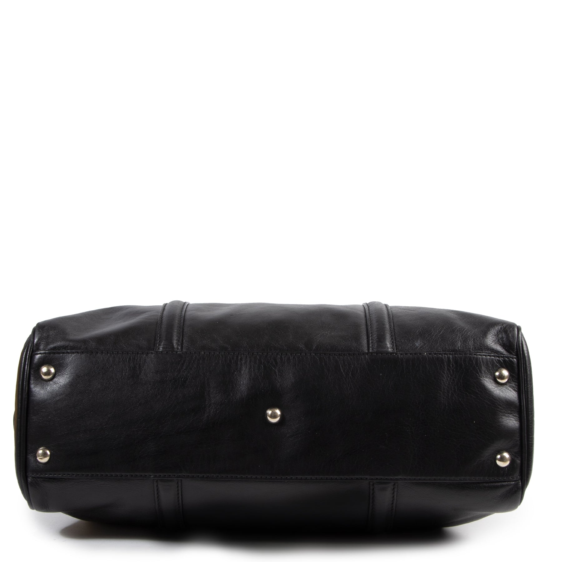 Authentic secondhand Gucci Black Leather Shoulder Bag designer bags fashion luxury vintage webshop safe secure online shopping