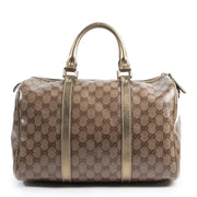 Buy and sell 100% authentic Gucci Metallic Gold Boston Bag