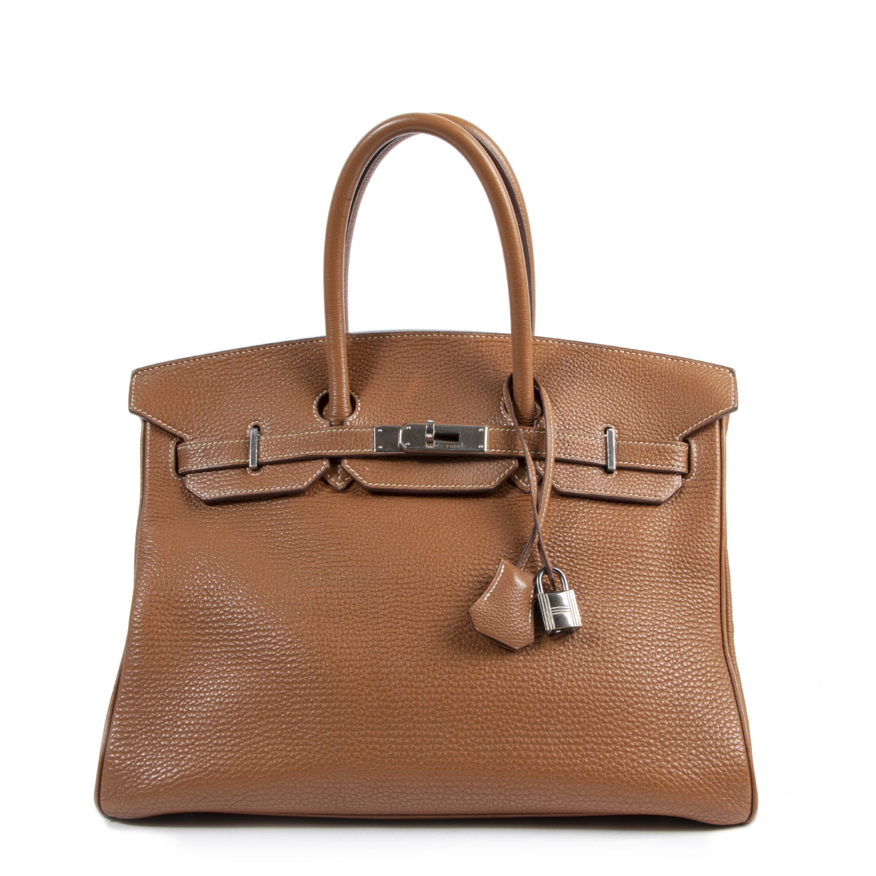 Hermes Birkin 35 Togo Gold PHW for the best price at Labellov secondhand luxury