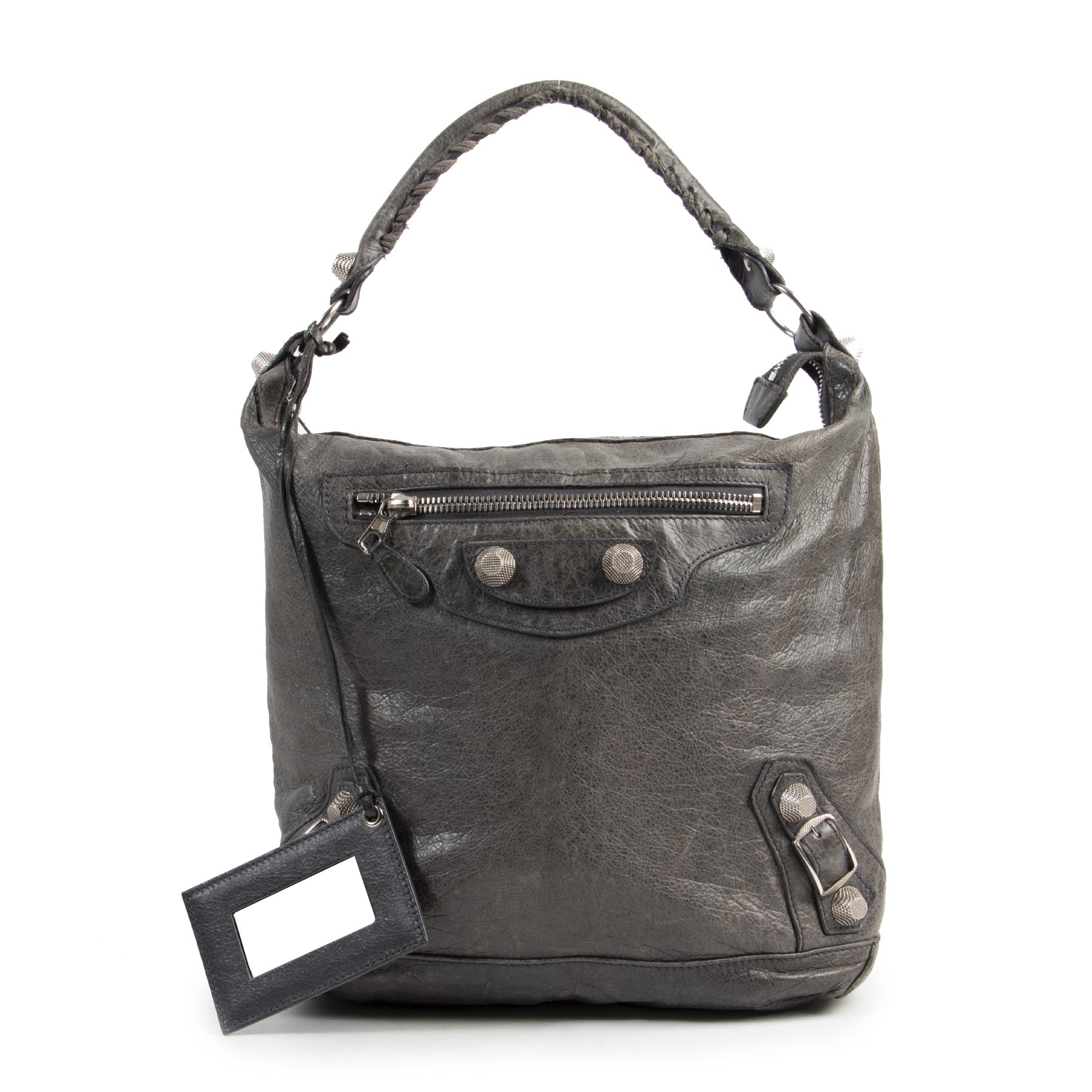 We buy and sell your authentic designer Balenciaga Grey Day Bag