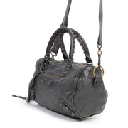 Balenciaga Dark Grey Classic Mini Twiggy Bag for sale pour le meilleur prix chez Labellov à Anvers