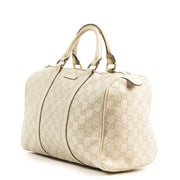 Authentic secondhand Gucci Cream Monogram Boston Bag designer bags fashion luxury vintage webshop safe secure online shopping