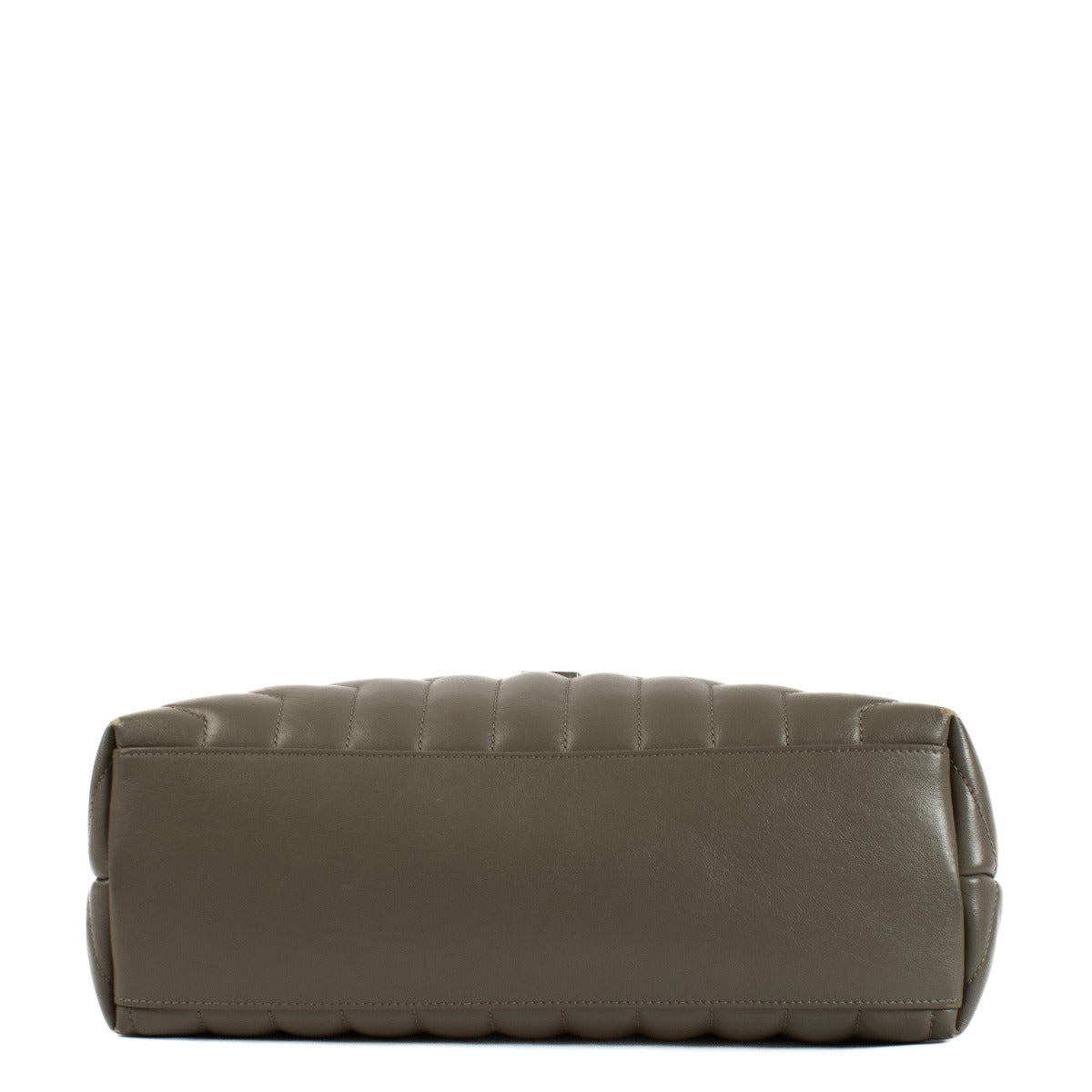 Sac porté épaule moyen Loulou Saint Laurent gris sauge