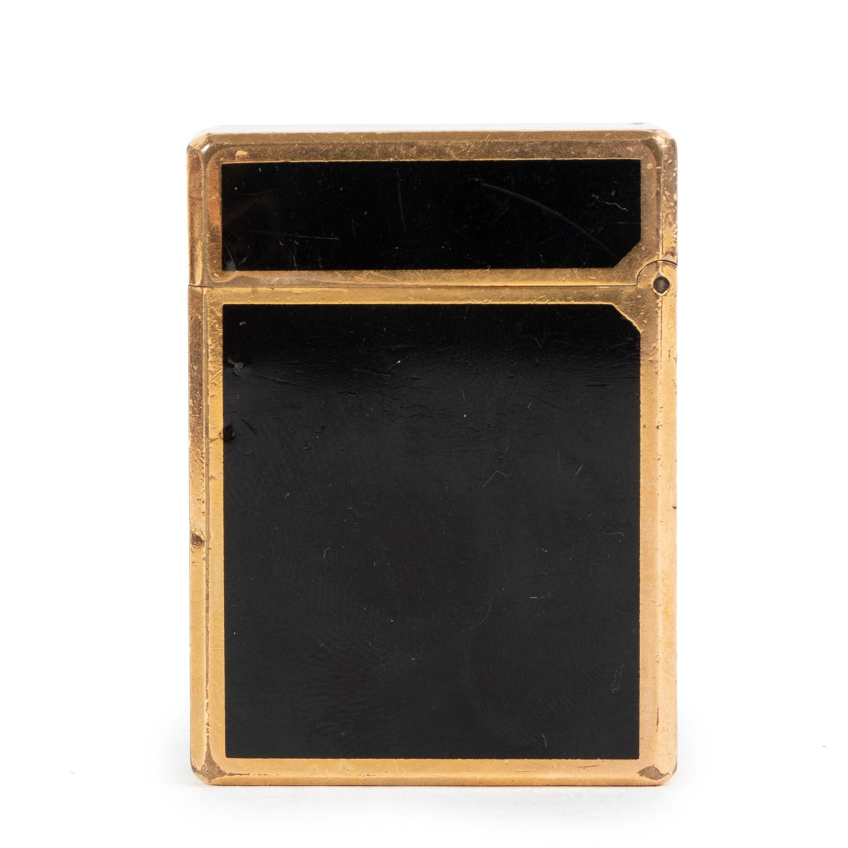 Buy online authentic second hand S.T. Dupont Black Lacquer Gold Vintage Lighter in good condition at Labellov in Antwerp
