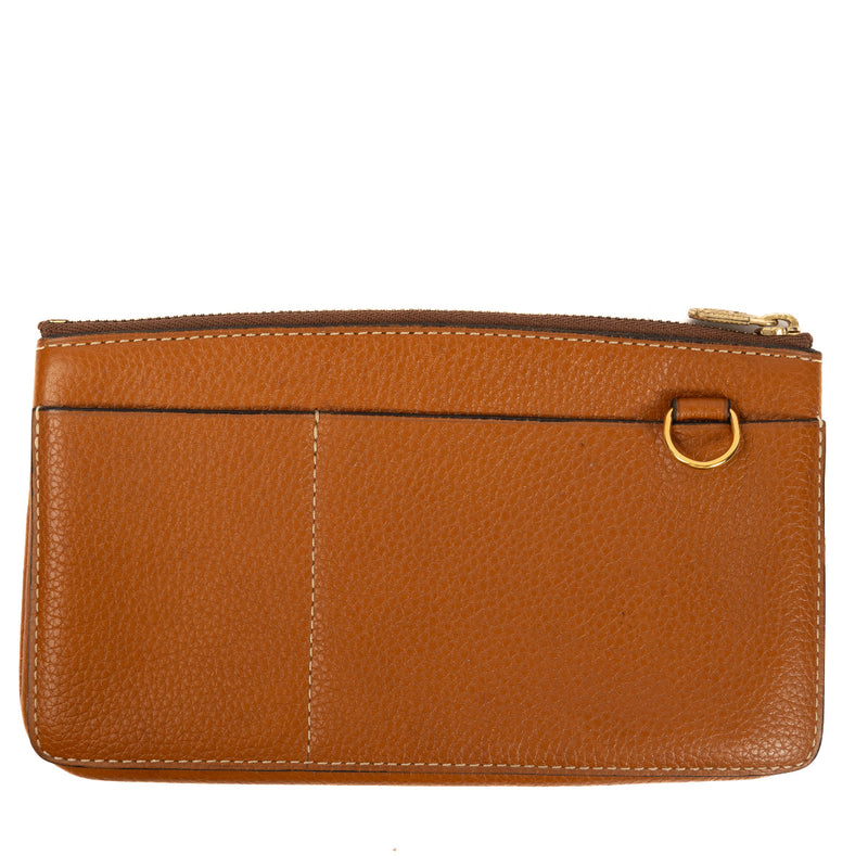 Delvaux Cognac Brown Wallet